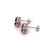 Tourmaline Diamond Stud Earrings 14k Gold 2.27 TCW Certified For Sale - Image 4 of 8