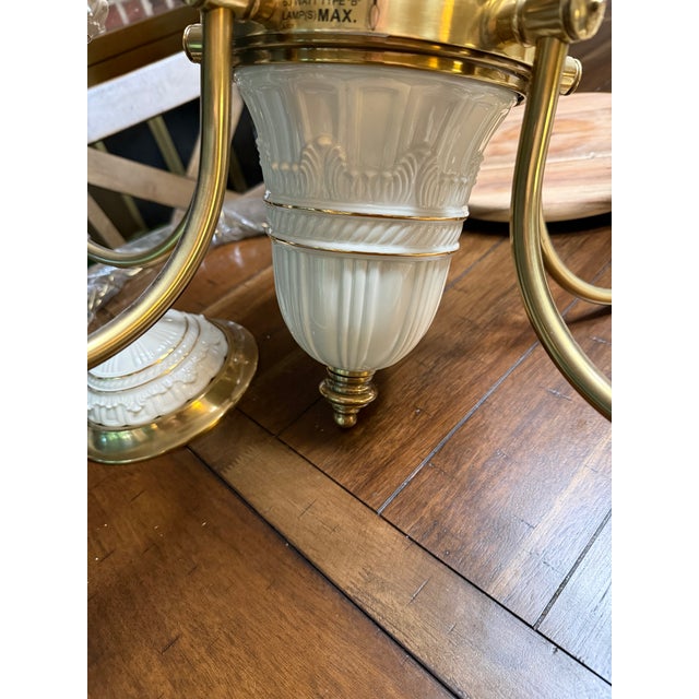 Lenox Chandelier For Sale - Image 9 of 11