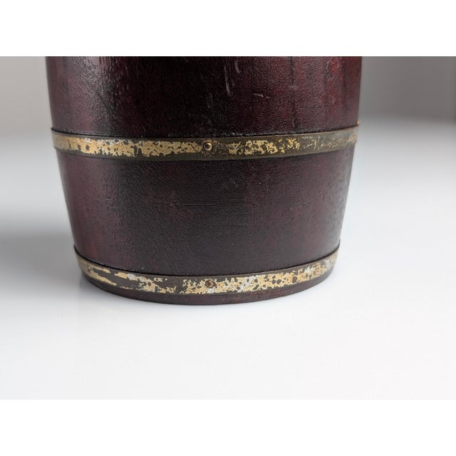 Brown Mid-20th Century Partagas Wooden Humidor Barrel, Cuba For Sale - Image 8 of 10