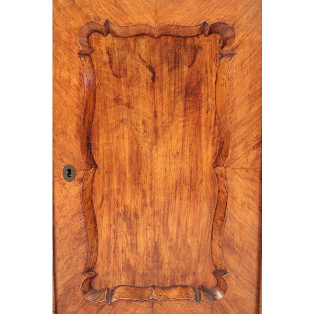 Wood Late 19th Century Napoleon III Burl Walnut Two Door Cabinet For Sale - Image 7 of 13