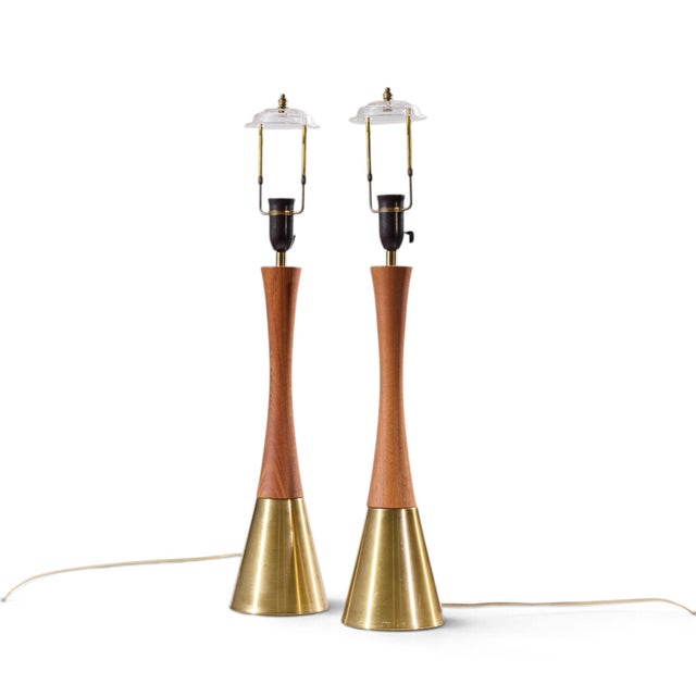 Mid-Century Modern Tony Paul for Westwood Industries Mid Century Table Lamps - Pair For Sale - Image 3 of 7