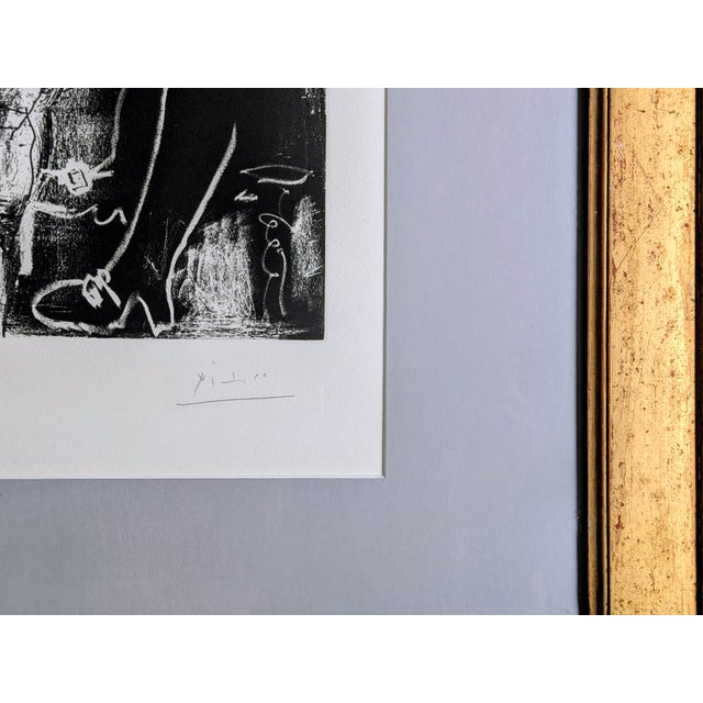 Pablo Picasso Pablo Picasso, Visiteurs Dans l'Atelier/Visitors in the Artist Studio, 1966, Etching For Sale - Image 4 of 18