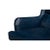 Wood Classic Leather Wingback Chair Chateau Blue For Sale - Image 7 of 12