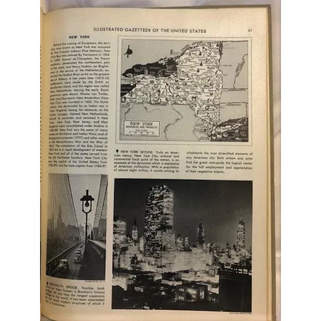 1956 Hammond Doubleday Illustrated World Atlas and Gazetteer For Sale - Image 11 of 13