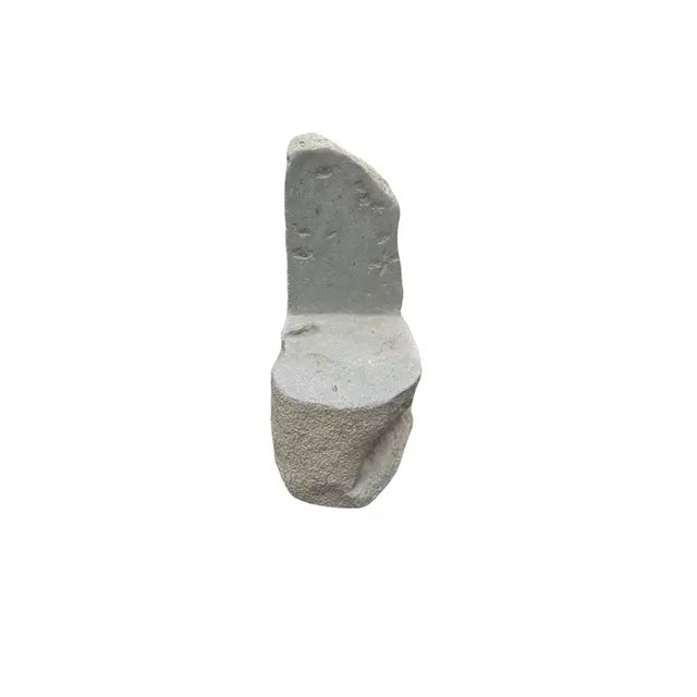2010s Sculptural Solid Stone Chair From Java, Indonesia For Sale - Image 5 of 6