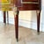 1960s Pair of French Louis XVI Style Demilune Marble Top Commodes | Nightstands | Bedside Tables For Sale - Image 9 of 11