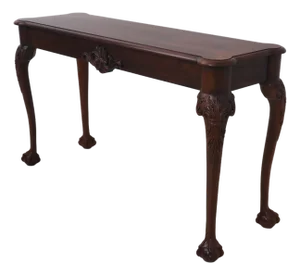 Henkel Harris Ball & Claw Chippendale Mahogany Sofa Table