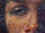 Early 21st Century Copper Venus by Lisa Fricker | Oil & Copper On Canvas Panel Portrait of a woman's face with abstract lines For Sale - Image 5 of 5