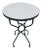 20" Moroccan White Mosaic Side Table For Sale