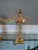 Vintage French Cofrac Art Verrier Style Freeform Crystal, Brass & Sculptural GlassTable Lamps – a Pair For Sale - Image 9 of 10