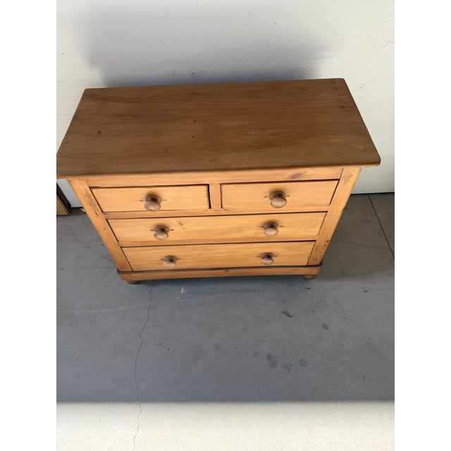 Antique Pine Two Over Two Drawers - Chest of Drawers From England We found this chest of drawers in northeastern England....