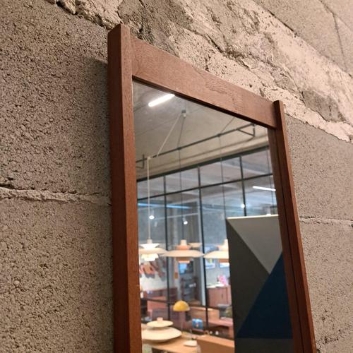 Vintage Danish Teak Mirror, 1960s For Sale - Image 3 of 4