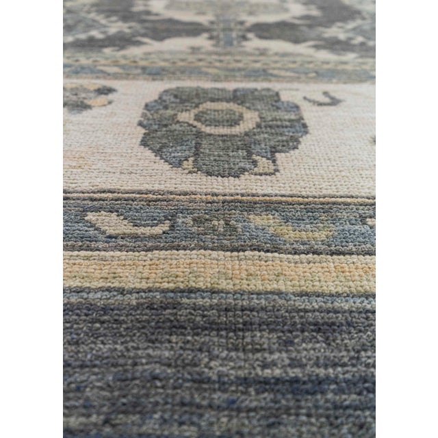 Turkish Turkish Oushak Rug 10'2" x 14'1" #20289 For Sale - Image 3 of 8