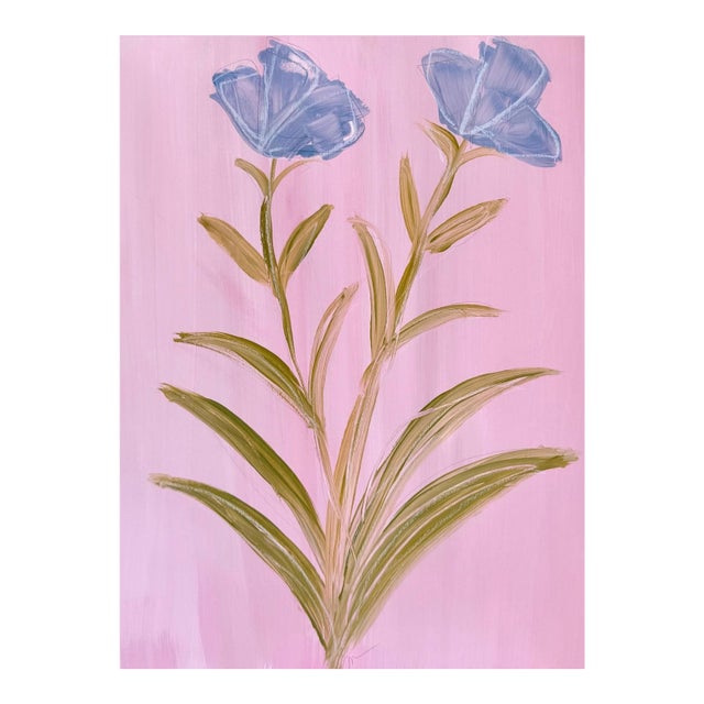 Blair Botanical Study Watercolor Painting For Sale