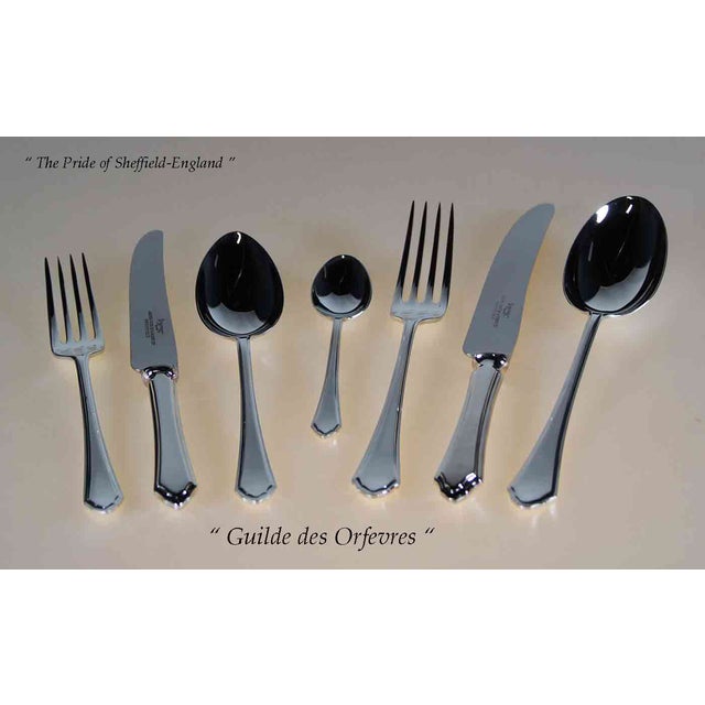 Traditional 1970s Traiditonal Silver Dinner Knife , Pembury Pattern For Sale - Image 3 of 10