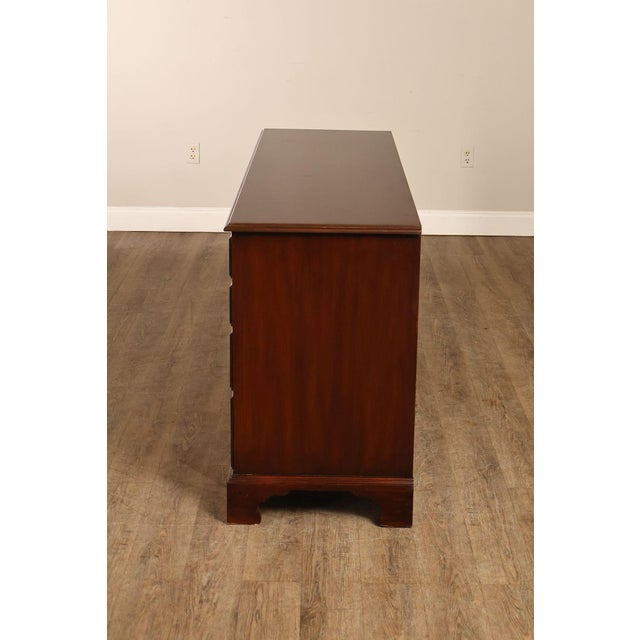 Henkel Harris Virginia Galleries Vintage Mahogany Long Dresser For Sale - Image 17 of 18