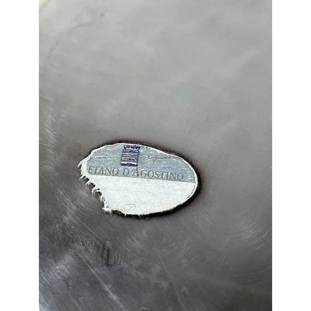 Handmade Centerpiece in Silver, Italy, 1980s For Sale - Image 4 of 11