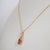 1.2Ct Padparadscha Sapphire Pendant With Earth-Mined Diamonds: Solid 14k Gold For Sale In Columbus - Image 6 of 7