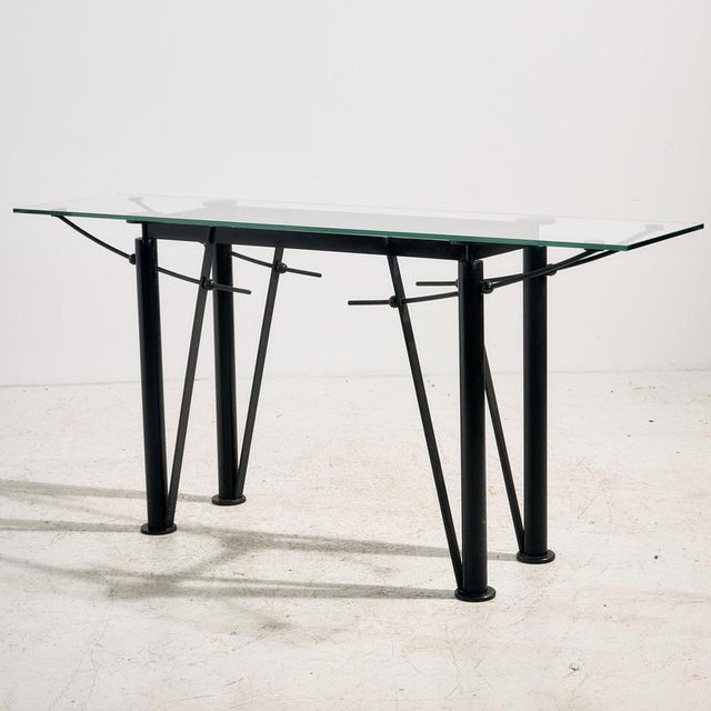 A postmodern console table designed by Jean-Michel Wilmotte for the Academy. The furniture was launched as part of the...