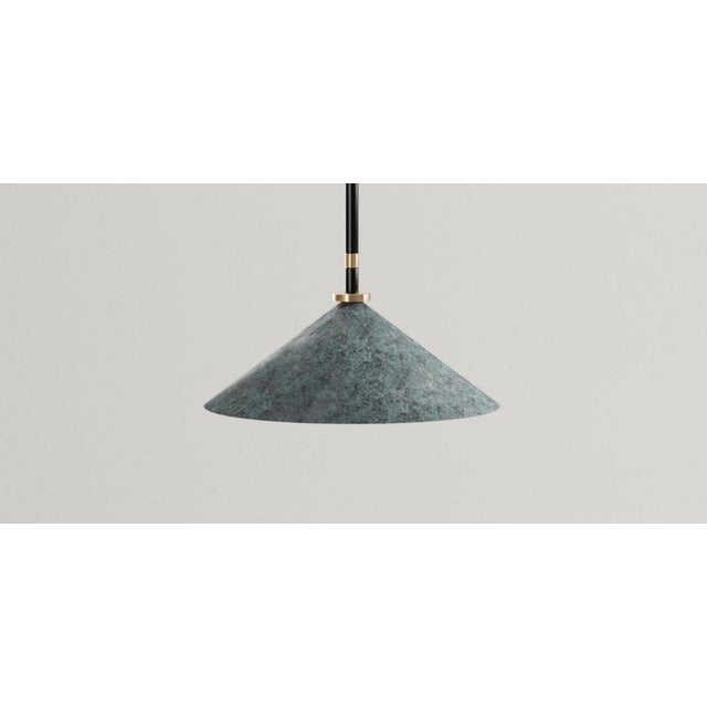 Louisa I Pendant Lamp in Brass and Aluminium by Marine Breynaert For Sale - Image 4 of 7