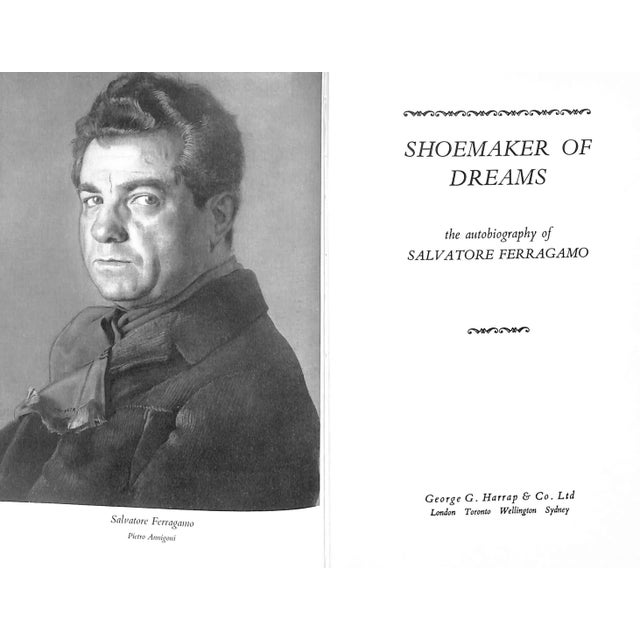White "Shoemaker of Dreams: The Illustrated Autobiography of Salvatore Ferragamo" 1968 Ferragamo, Salvatore For Sale - Image 8 of 8