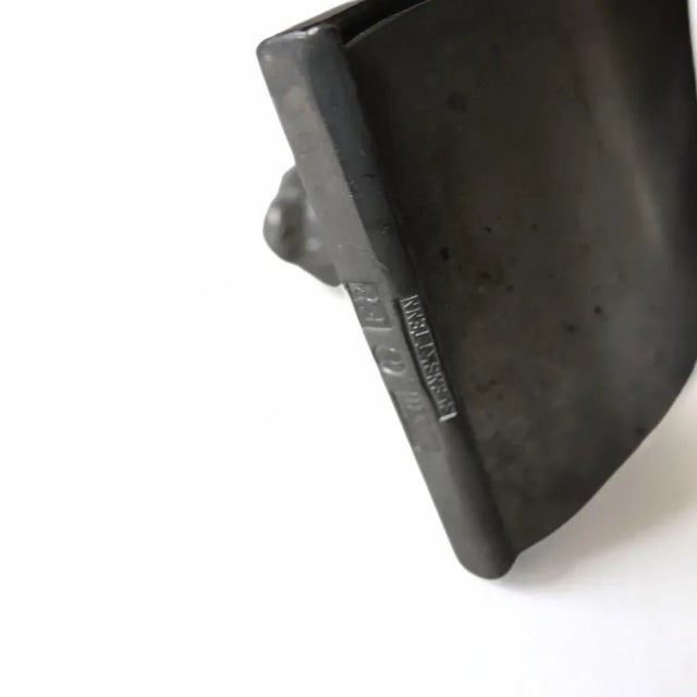 Antique Art Deco Ink Absorbent Holder in Pewter with Lion Handle from Svensk Tenn, Sweden, 1920s For Sale - Image 3 of 6