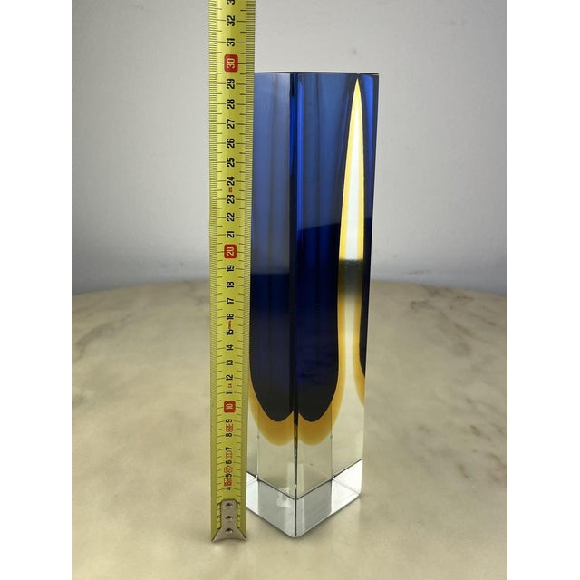Sommerso Murano Glass Vase, Italy, 1970s For Sale - Image 6 of 14