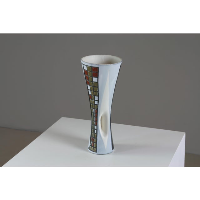Black Large Diabolo Vase by Roger Capro, France, 1950s For Sale - Image 8 of 10
