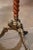 Early 20th Century French Walnut and Brass Barley-Twist Hall Tree For Sale In Dallas - Image 6 of 8