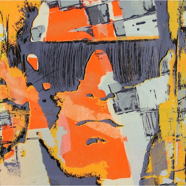 Etels Inskonka, Composition, 1984, Silk-Screen, Framed For Sale - Image 3 of 5