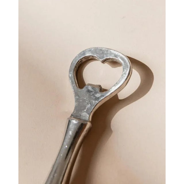 Mid-Century Silver-Plated Horse Leg Bottle Opener, Italy, 1960s For Sale - Image 5 of 11