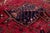 Textile Vintage Persian Heriz Gallery Wool Rug in Red With Tribal Pattern For Sale - Image 7 of 11