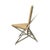 Handmade Chair in Metal and Velvet, 1960s For Sale - Image 3 of 11