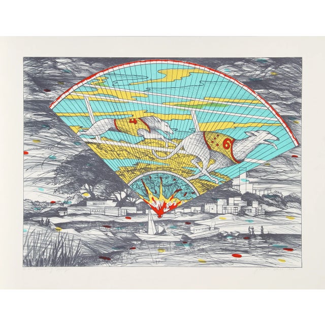 Susan Hall, "Morning Mirage," Lithograph For Sale