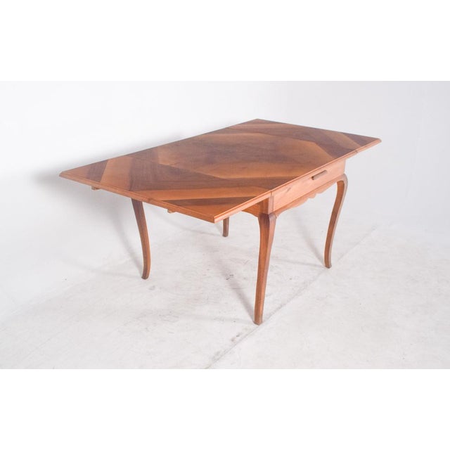 European Extendable Square Dining Table For Sale - Image 3 of 14