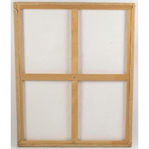 Textile Evelyne Luez, Young Woman Wearing a Hat, Drawing on Canvas For Sale - Image 7 of 8