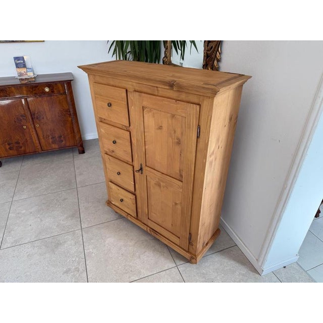 Rustic Farmhouse Pantry Cupboard For Sale - Image 12 of 13