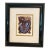 Vintage Mixed Media Painting by School of Paris Artist Henri D Waroquier - Oiseau Bird For Sale