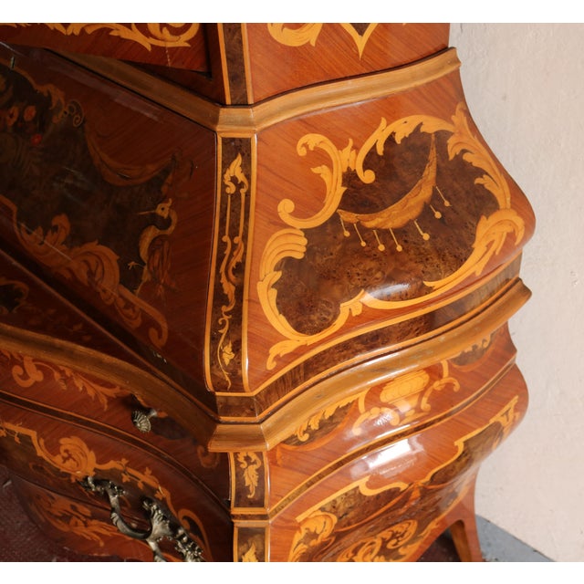 Baroque Inlaid Trumeau, 1960s For Sale - Image 12 of 15