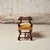 French 1900s French Wood & Upholstered Stool For Sale - Image 3 of 10