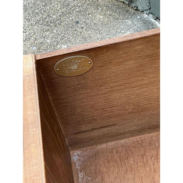 Vintage Baker Wood and Metal Campaign Chest For Sale - Image 13 of 13