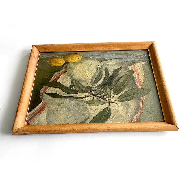 1930s Hortense Budell Still Life Painting For Sale - Image 9 of 11