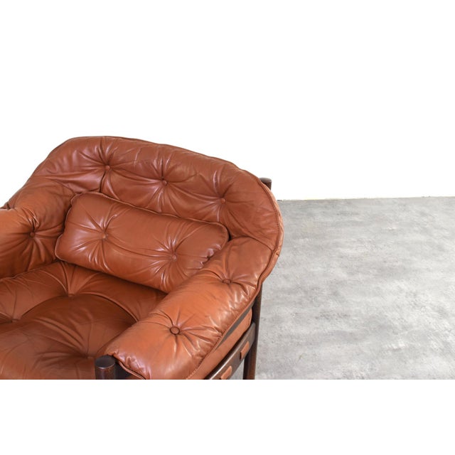 Mid-Century Oak & Leather Armchairs by Arne Norell for Coja, 1960s, Set of 2 For Sale - Image 14 of 17