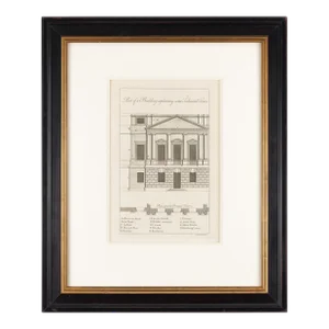 Part of a Building Explaining Some Technical Terms (A Page From a Complete Body of Architecture) by Isaac Ware, 1756
