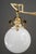 Art Deco Adjustable Chandelier with Opal Glass Shades, Vienna, 1920s For Sale - Image 10 of 18