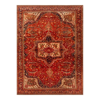 Nazmiyal Collection Antique Persian Farahan Sarouk Rug For Sale