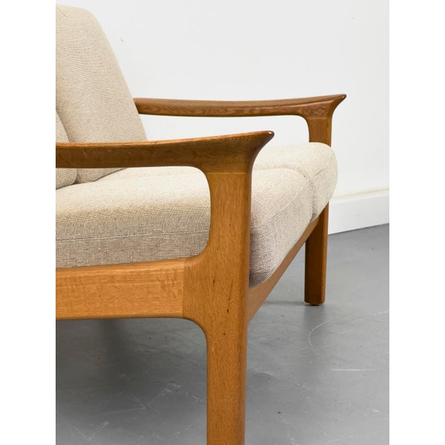 Vintage Danish Oak Sofa by Juul Kristensen, 1970s For Sale - Image 4 of 18