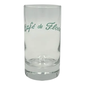 Cafe De Flore Paris France Restaurant Small Glass Water Juice