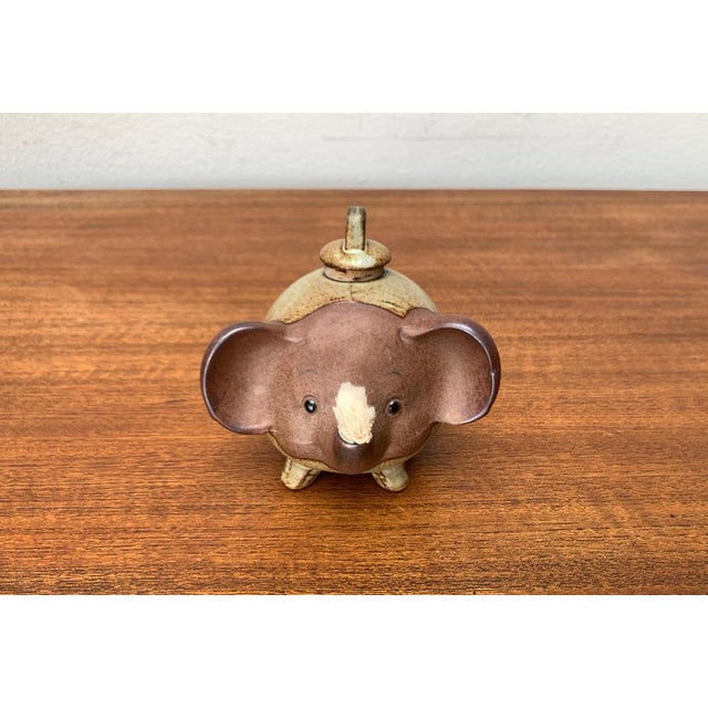 Vintage Elephant Oil Lamp by Ibuki For Sale - Image 10 of 18