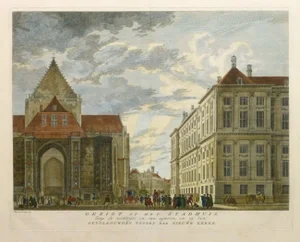 Jan Wagenaar, Antique Copper Engraving - Amsterdam